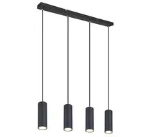 Pendul Globo Lighting Robby, 4xGU10, negru