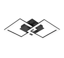 Plafoniera LED Eglo Paranday-Z, 21.5W, alb-negru, telecomanda-Smart control App