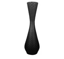 Vaza ornamentala Tagwerk Flechtwerk, 3D Print, grafit