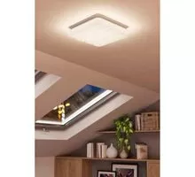 Plafoniera LED Eglo Ferentino, 10W, alb, patrat