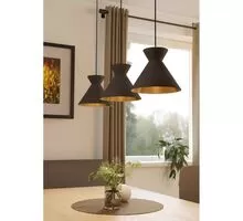 Pendul Eglo Nastasia, 3xE27, auriu antic-cappucino