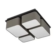 Plafoniera Eglo Mordazo, 4xE27, alb-antracit-negru