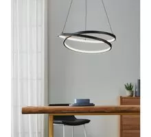Pendul LED Eglo Ruotale, 37W, alb-negru