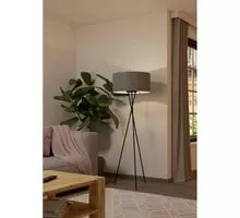 Lampadar Eglo Fondachelli, 1xE27, gri-negru