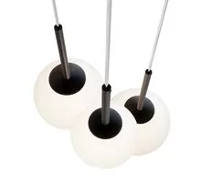 Pendul Maytoni Basic form, D40, 3xE14, alb-negru, rotund