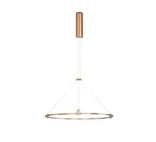 Structura magnetica circulara Nova Luce Dion, 60W, auriu satinat, IP20