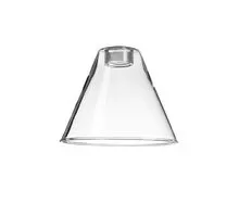 Abajur pentru proiector LED structura magnetica Nova Luce Surf, sticla transparenta