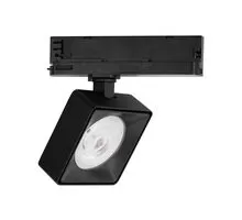Proiector cu LED sina Nova Luce Roler, 20W, negru nisipiu, patrat, IP20