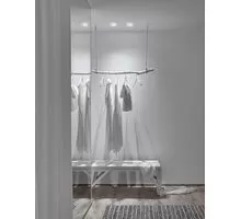 Spot mobil Nova Luce Enzo, 1xGU10, D110 mm, alb, incastrat