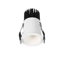 Spot fix LED Nova Luce Selene, 5W, 3000K, D40 mm, alb, incastrat