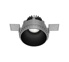 Rama spot fix LED Nova Luce Oblivion, rotund, negru