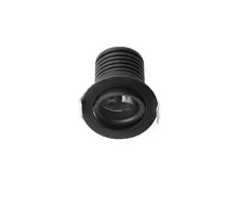 Spot mobil LED Nova Luce Tif Lens, 2W, 3000K, D60 mm, negru, incastrat