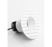 Spot fix LED Nova Luce Selene, 5W, 3000K, D38 mm, alb, incastrat