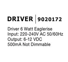 Driver pentru spoturi LED Nova Luce, 6W, 550mA, alb, IP20