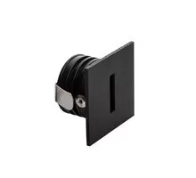 Spot LED trepte/pardoseli LED Nova Luce Passaggio, 1W, negru, incastrat, 9045418, IP54