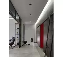 Rama spot fix LED Nova Luce Oblivion, patrat, negru