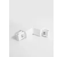 Element intermediar L de conectare sina 4 fire Nova Luce Track, alb