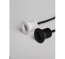 Spot fix LED Nova Luce Tiny, 1W, alb, incastrat, D2.5 cm, IP44