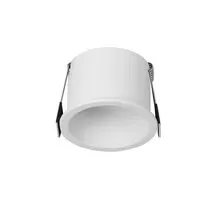 Spot fix Nova Luce Kido, 1xGU10, D68 mm, alb, incastrat
