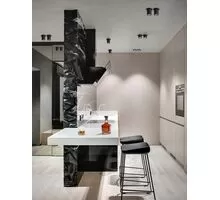 Spot mobil LED Nova Luce Juno, 15W, 3000K, D96 mm, negru, semi-incastrat