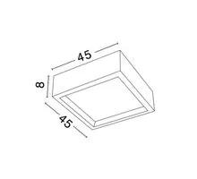 Plafoniera Nova Luce Belina, 3xE27, alb, 41860401