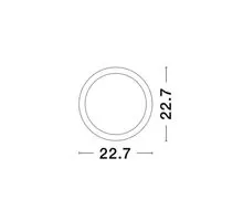 Plafoniera LED aplicata Nova Luce Surface, 18W, alb, rotund, 81840001