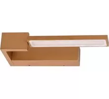 Aplica LED AZzardo Dalen, 12W, 4000K, auriu, IP44