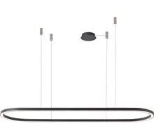 Pendul LED AZzardo Elena, 60W, negru nisipiu, dimabil