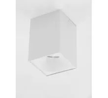 Spot fix aplicat Nova Luce Nido, 1xGU10, alb nisipiu, 95x95 mm, IP20