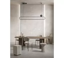 Pendul LED AZzardo Nicodemo, 39W, 3000K-6000K, negru, dimabil, telecomanda