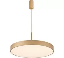 Pendul LED AZzardo Marcello, 60W, 3000-6000K, D60 cm, auriu, dimabil, telecomanda