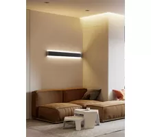 Aplica LED AZzardo Galasso, 30W, negru, IP44