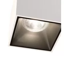 Spot fix LED Maytoni Alfa LED, 12W, 4000K, patrat, alb