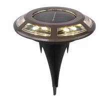 Spot fix LED Globo Lighting Solar, 0.72W, cupru, set 2 buc, IP44