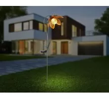 Lampa decorativa Globo Lighting Solar, tarus, 0.06W, auriu-verde, IP44, 33653