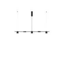 Pendul LED Nova Luce Nordik, 29W, negru, dimabil