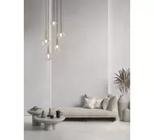 Pendul Nova Luce Amelia, 5xG9, auriu