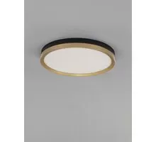Plafoniera LED Nova Luce MR Jhon, 31W, alama antica-negru