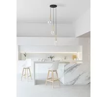 Pendul Nova Luce Amelia, 3xG9, auriu