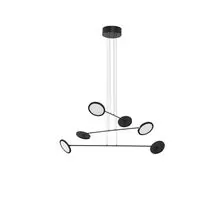 Pendul LED Nova Luce Scope, 49.23W, negru, dimabil