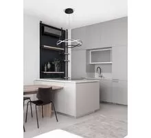 Pendul LED Nova Luce Jinal, 34W, negru, dimabil