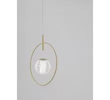 Pendul LED Nova Luce Atos, 7W, auriu