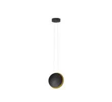 Pendul LED Nova Luce Shell, 7W, auriu-negru