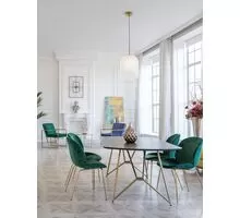 Pendul Nova Luce Chrysi, 1xE14 max. 5W, D24 cm, Hmax 120 cm, alama, alb