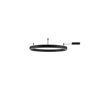 Plafoniera LED Nova Luce Motif, 50W, negru nisipiu, dimabil