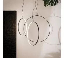 Pendul LED Ideal Lux Circus, 29W, negru