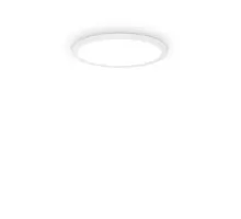 Plafoniera LED Ideal Lux Fly Slim, 18W, 4000K, negru
