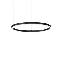 Pendul LED Ideal Lux Oracle Slim Round, 38W, negru