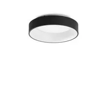 Plafoniera LED Ideal Lux Ziggy, 30W, negru-opal