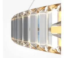 Pendul LED Maytoni Krone, 45W, auriu-transparent